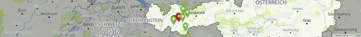 Map view for Pharmacies emergency services nearby Serfaus (Landeck, Tirol)